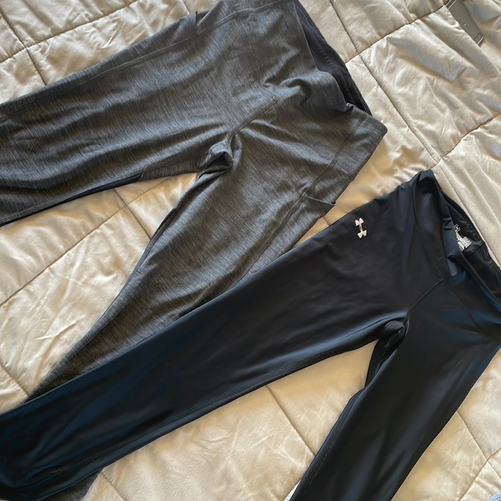 2 pairs  1)Lululemon and 1)Under Armor leggings